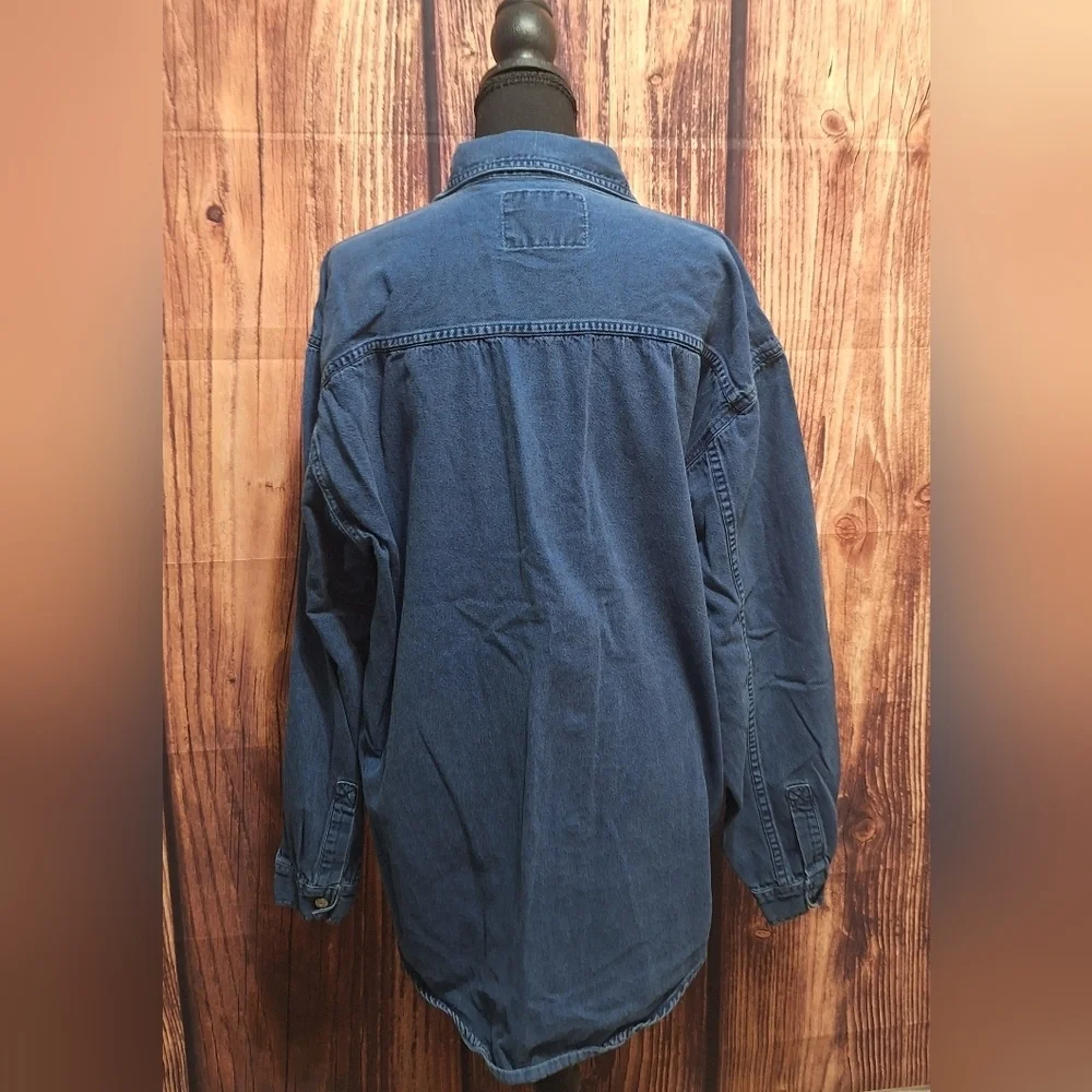 Levi's Classic Denim Red Tag Vintage Button Up Mens Size Large.